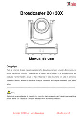 LAIA Broadcaster 20 Manual De Uso