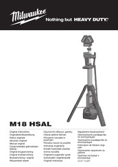 Milwaukee M18 HSAL-0 Manual Original