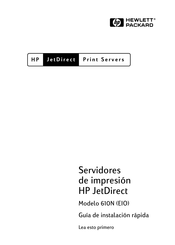 Hp JetDirect 610N Guía De Instalación Rápida