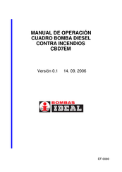 BOMBAS IDEAL CBD7EM Manual De Operación