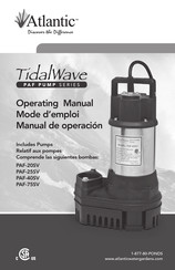 Atlantic TidalWave PAF-25SV Manual De Operación