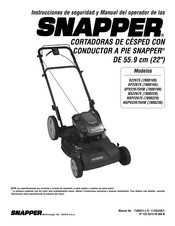 Snapper S22675 Instrucciones De Seguridad Y Manual Del Operador