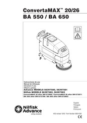 Nilfisk-Advance ConvertaMAX 26 Instrucciones De Uso