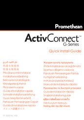 promethean ActivConnect G Serie Guía De Instalación Rápida