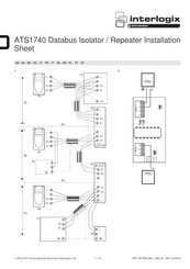 United Technologies Interlogix ATS1740 Instrucciones De Instalación