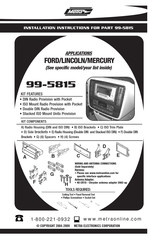 Metra 99-5815 Instrucciones De Instalación