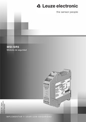 Leuze electronic MSI-SR5 Manual Del Usaurio