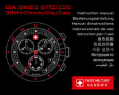 Swiss Military Hanowa ISA SWISS 8172/220 Instrucciones De Uso