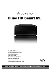 Dune HD Smart ME Guía De Instalación Rápida