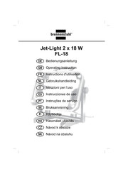 brennenstuhl Jet-Light 2 x 18 W Instrucciones De Uso