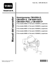 Toro CM-958H-P Manual Del Operador