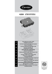 Carrier 42EM ATMOSPHERA Manual De Instalación