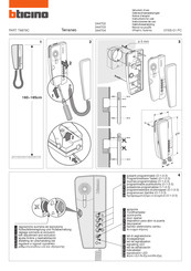 Bticino 344702 Instrucciones De Uso