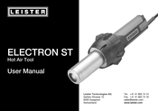 Leister ELECTRON ST Manual De Usuario