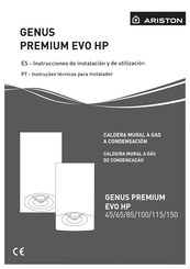 Ariston GENUS PREMIUM HP 45 Instrucciones De Instalación Y De Utilización