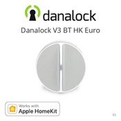 danalock V3 BT HK Euro Manual Del Usaurio