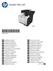 HP LASERJET PRO M521 Guia De Instalacion