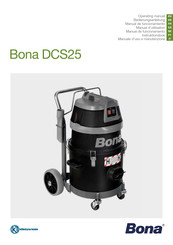 Bona DCS25 Manual De Funcionamento