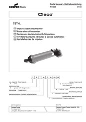 Cooper Tools Cleco 7STH Serie Manual Del Usuario