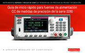 Tektronix KEITHLEY 2280S-32-6 Guia De Inicio Rapido