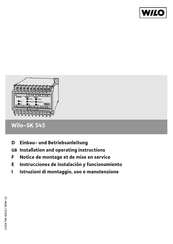 Wilo SK 545 Instrucciones De Instalación Y Funcionamiento