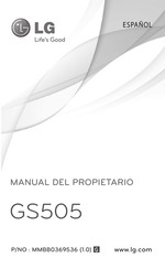 LG GS505 Manual Del Propietário