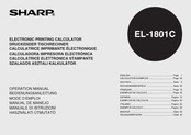 Sharp EL-1801C Manual De Manejo