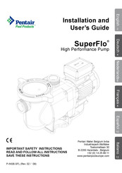 Pentair Pool Products SuperFlo Manual Del Usuario