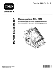 Toro TXL 2000 Manual Del Operador