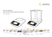 Sartorius QUINTIX Serie Guía De Aplicación