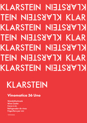 Klarstein Vinomatica 36 Uno Manual Del Usuario