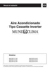 mundoclima MUCSR 12 HF Manual De Instalación