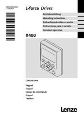 Lenze L-force X400 Manual Del Usuario