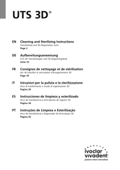 Ivoclar Vivadent UTS 3D Instrucciones De Limpieza Y Esterilizado