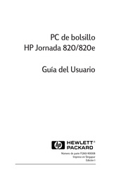 HP Jornada 820 Guia Del Usuario