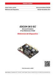 Maxon Motor ESCON 36/3 EC Referencia Del Dispositivo