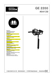 Gude GE 2200 Manual De Instrucciones Original