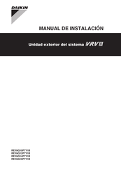 Daikin REYAQ10P7Y1B Manual De Instalación