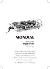 Mondial INOX CHEF TABLE4COOK TC-04I Manual De Instrucciones Y Servicio Técnico