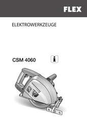 Flex CSM 4060 Operating Instructions