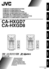 JVC CA-HXGD8 Manual De Instrucciones