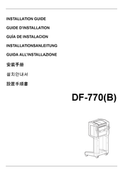 Kyocera DF-770 Guia De Instalacion