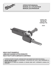 Milwaukee 6101 Manual Del Operador