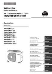 Toshiba RAV-SP404ATZ-E Manual De Instalación