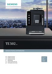 Siemens TE 502 Serie Instrucciones De Uso