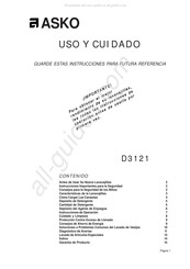 Asko D3121 Uso Y Cuidado