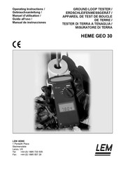 LEM HEME GEO 30 Manual De Instrucciones