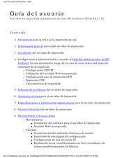 Hp Jetdirect 280m Guia Del Usuario
