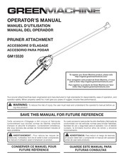 Green Machine GM15520 Manual Del Operador