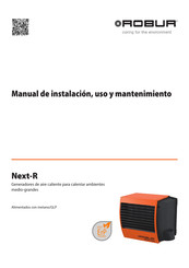 Robur Next-R80 Manual De Instalación, Uso Y Mantenimiento